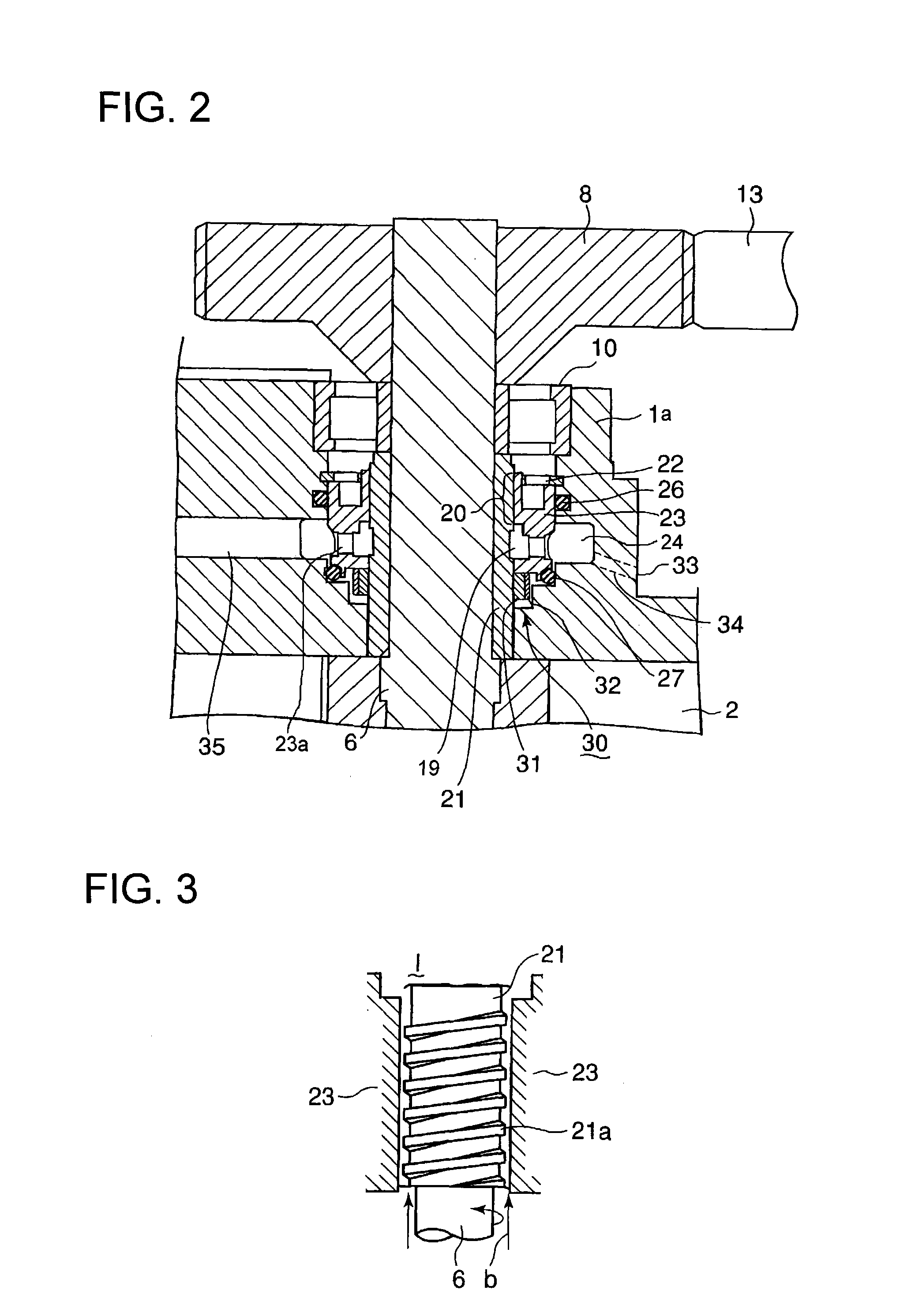 Rotor shaft sealing structure for oil-free rotary compressor