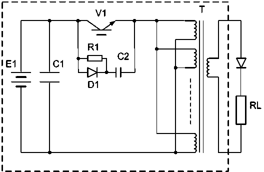 Small and efficient high-power solid-state modulator