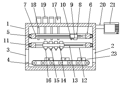 Intelligent laser meat-roasting device