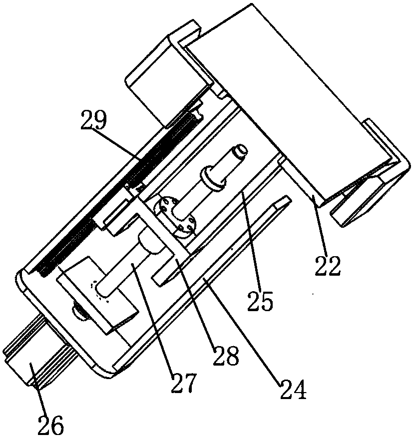 Double-side film tearing device for organic light-emitting diode (OLED) material