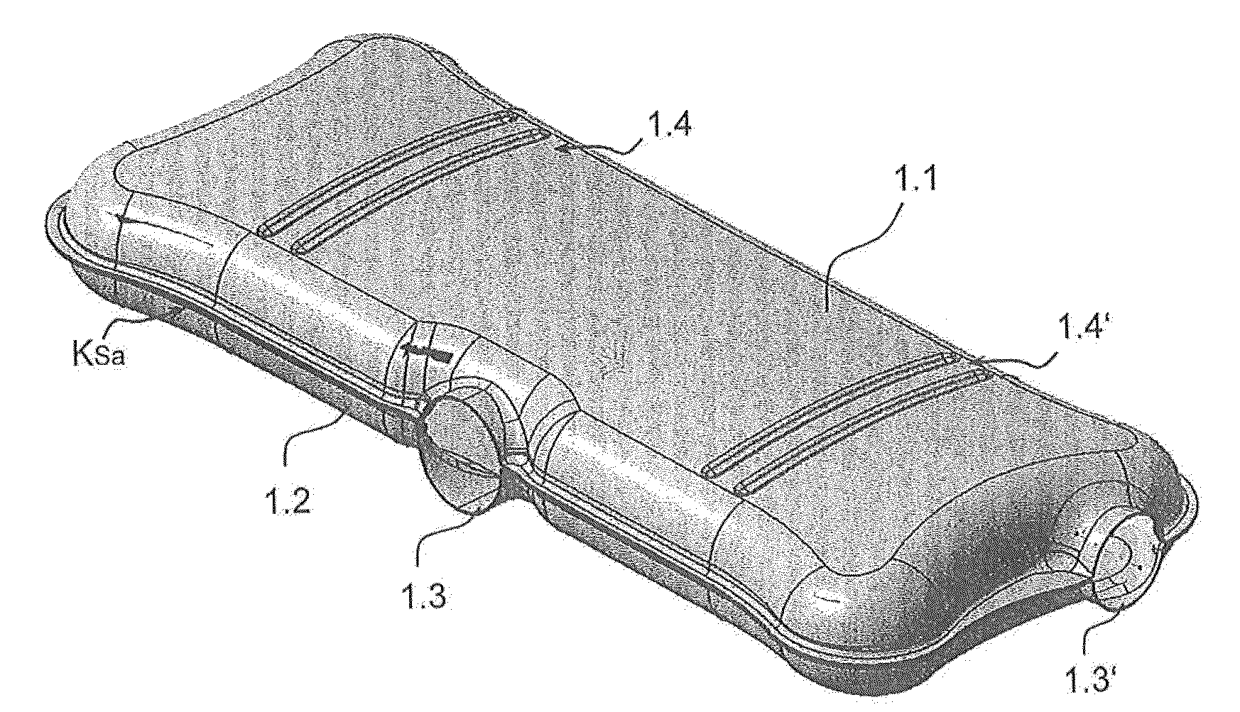 Exhaust gas muffler for internal combustion engines and deep drawing tool therefor