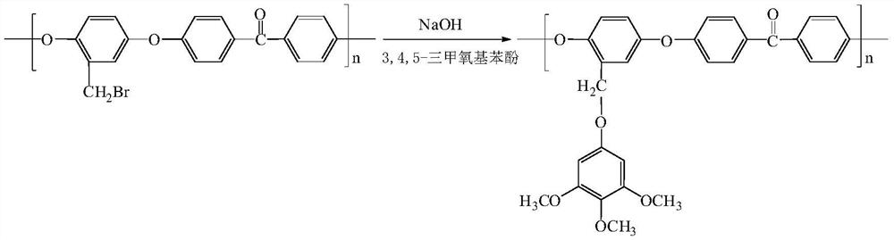 Preparation method of monolithic polyaryletherketone bipolar membrane containing porphyrin catalytic group in side group