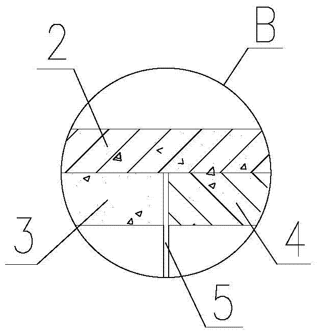 Fiber concrete secondary lining tunnel earthquake resisting and absorbing construction method