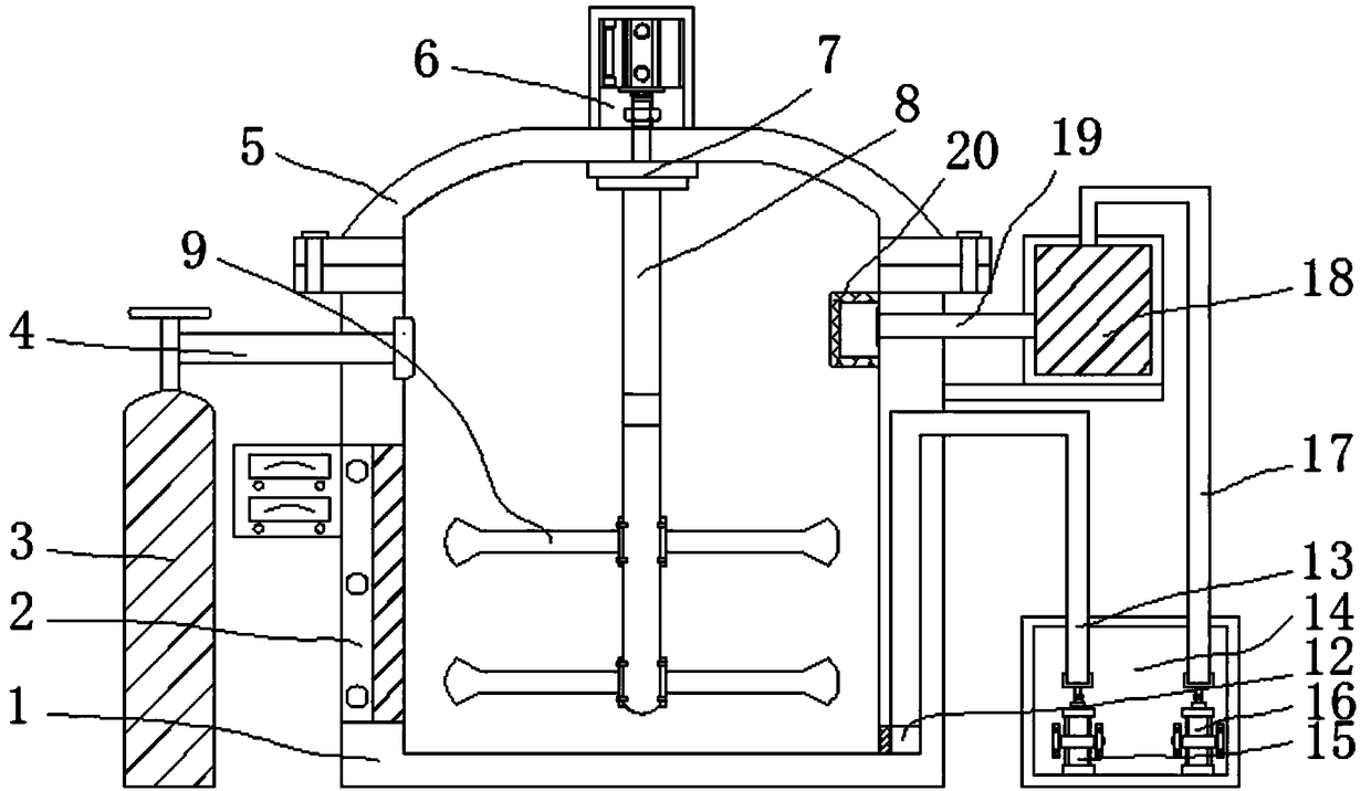 Sludge treatment device using catalytic wet oxidation method