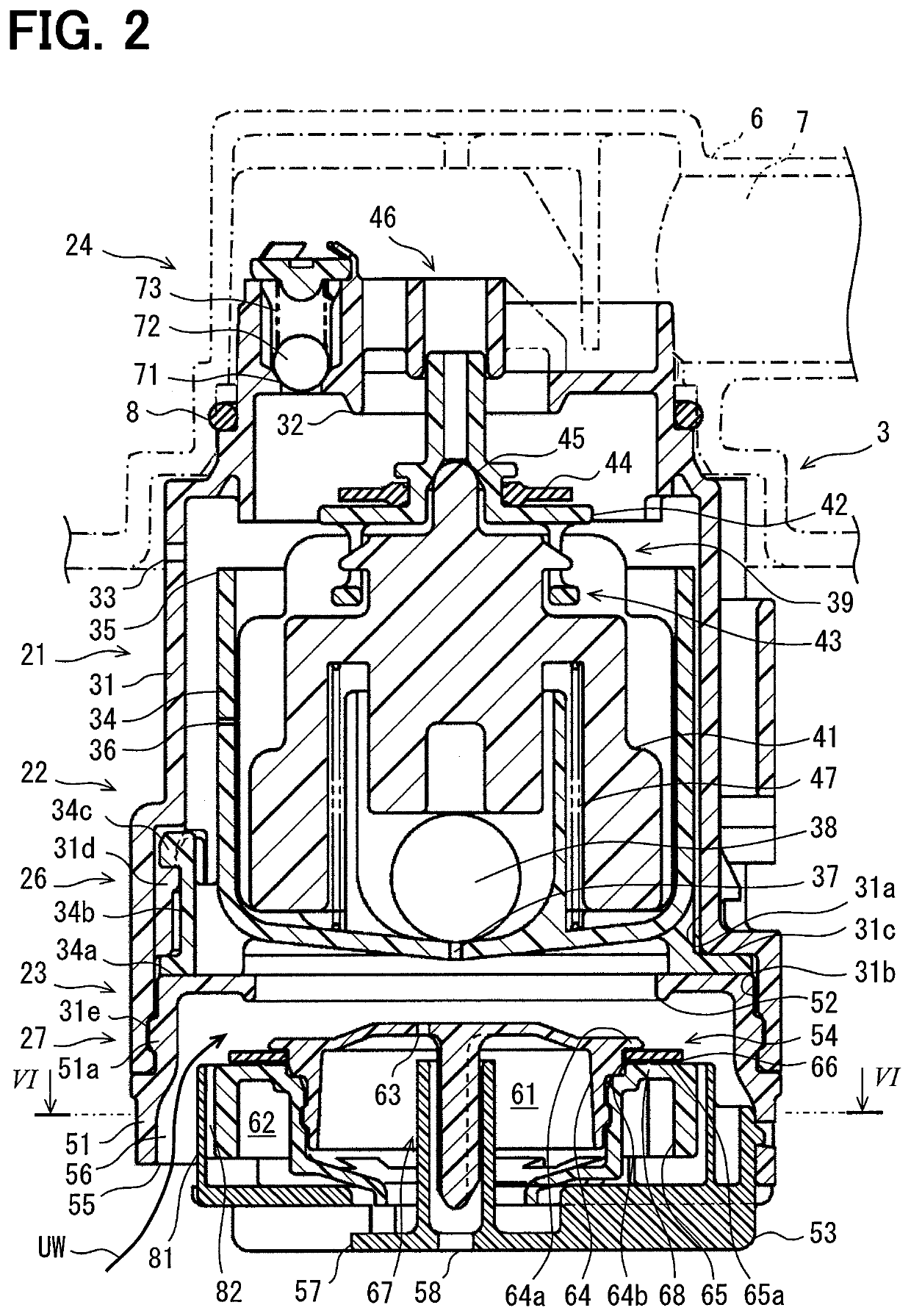 Vent control valve for fuel tank