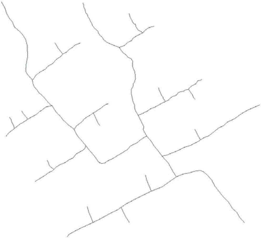 Trellis drainage recognition method