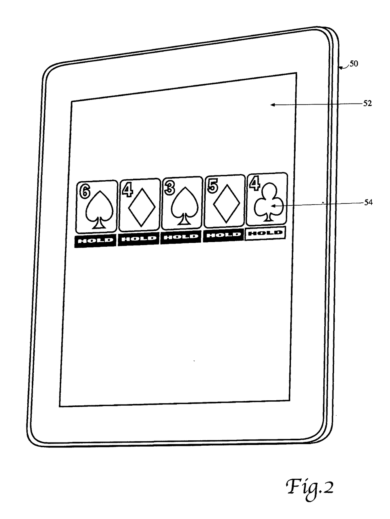 Video poker game with player hand disqualification