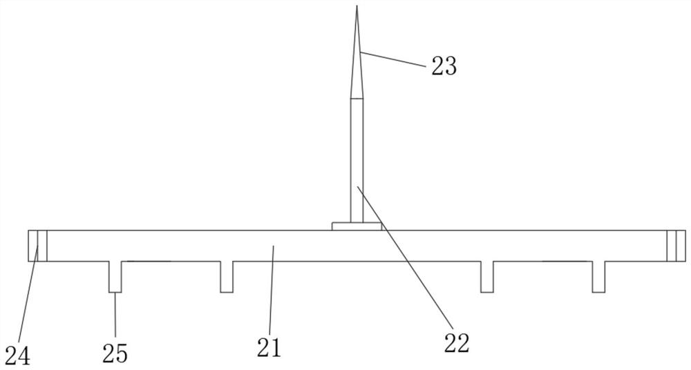 A device for preventing damage and perforation of protective clothing