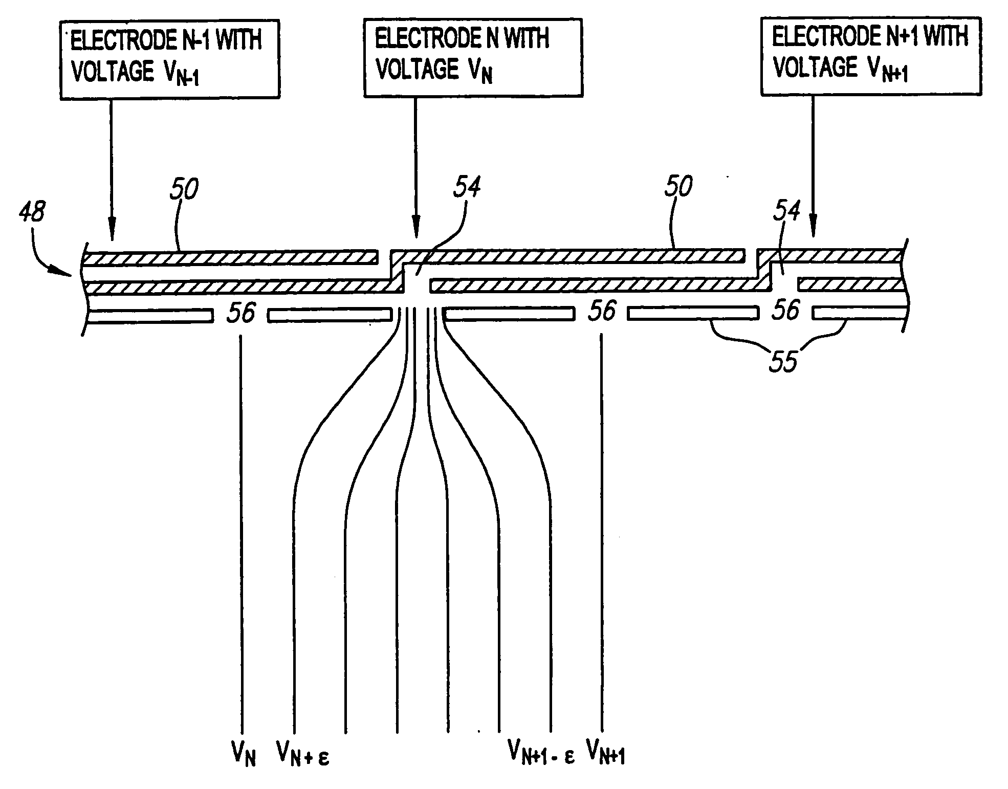 Touch sensor with improved electrode pattern