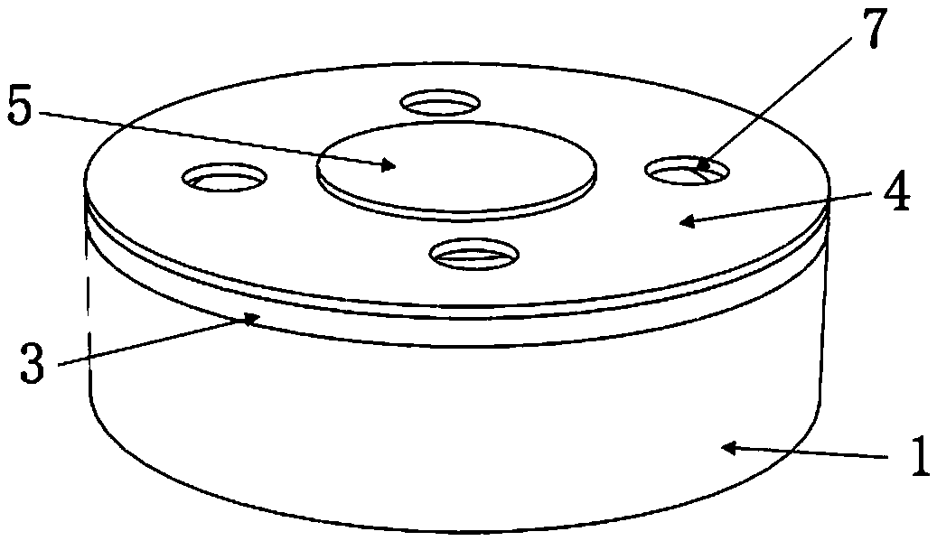 Capacitive sound pressure hydrophone based on MEMS technology and preparation method thereof