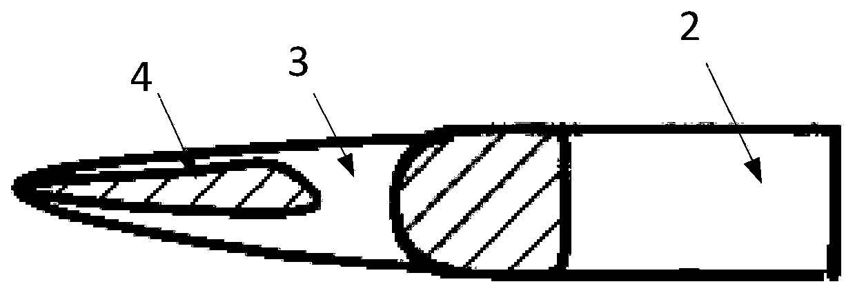 Hollowed-out-type SUV rear spoiler capable of reducing resistance and lift force