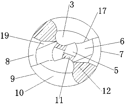 Quick change chip removing drill bit