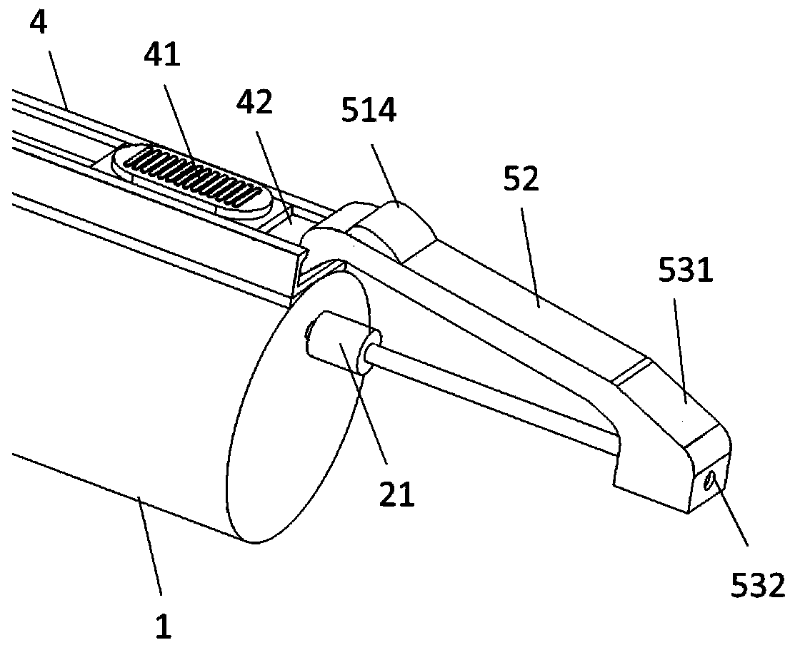 Anti-stabbing injector