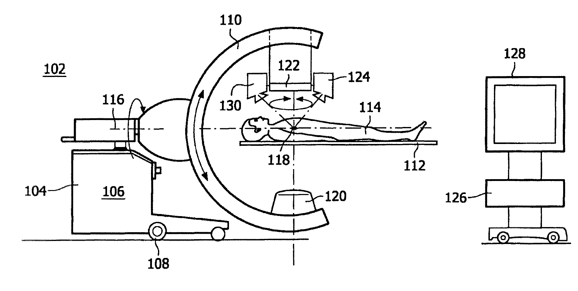 System and method for generating images of a patient's interior and exterior