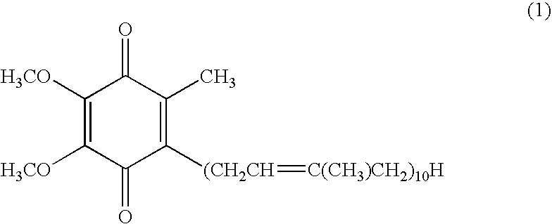 Composition of high absorbability for oral administration comprising oxidized coenzyme q10