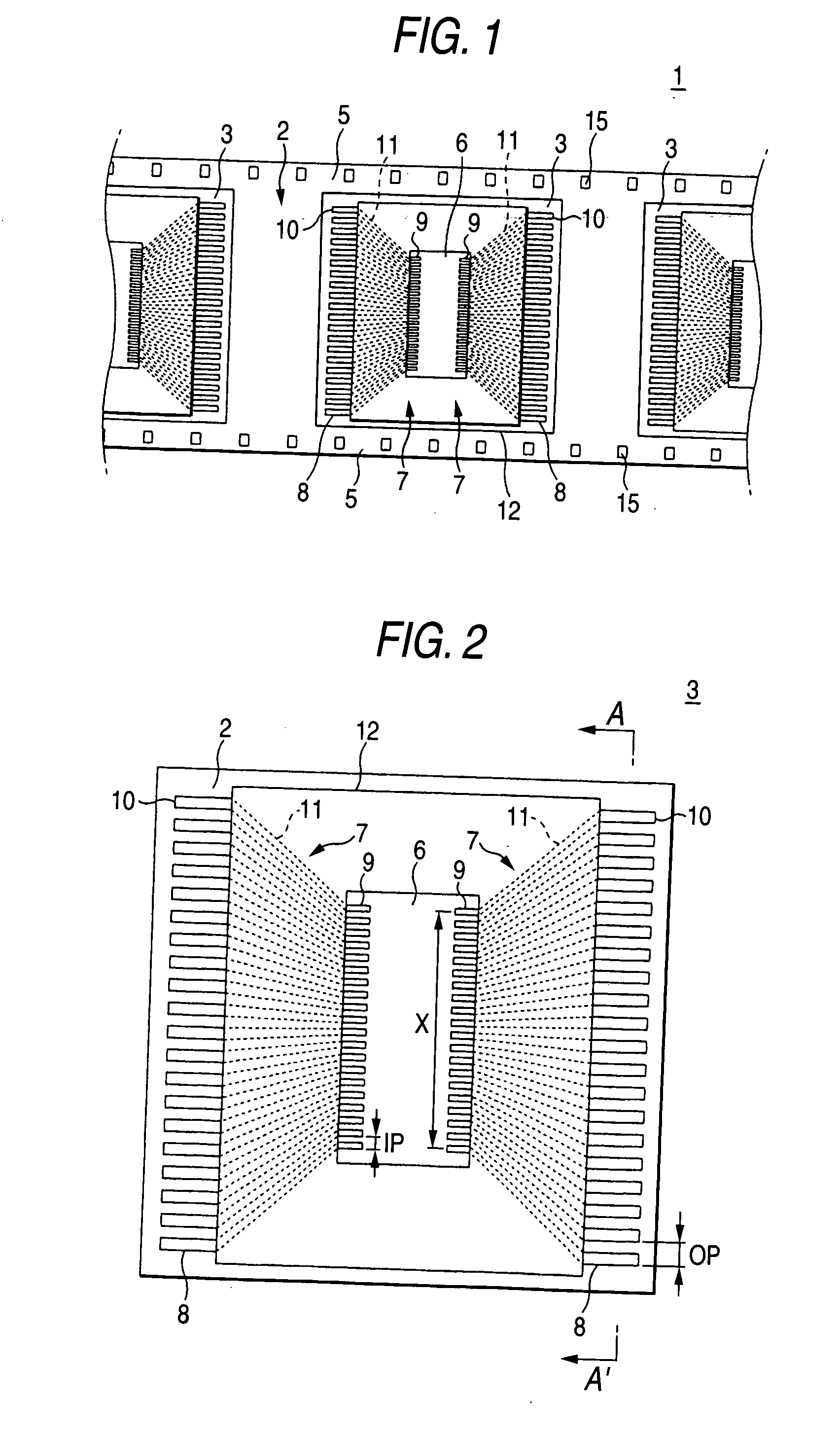 Tape carrier for TAB