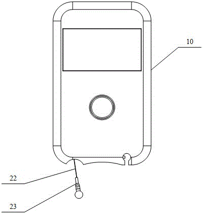 Diseased joint swelling parameter detection device, method and system