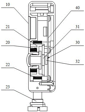 Diseased joint swelling parameter detection device, method and system