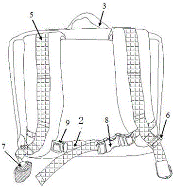 Portable computer backpack