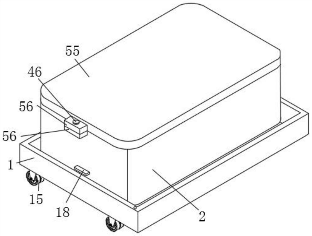 Nursing bathing device for newborns and operation method thereof