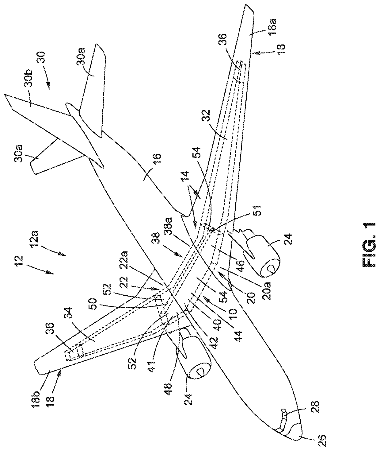 Center fuel tank assembly with partitioned center fuel tank for an aircraft and methods of sequencing fuel for the same