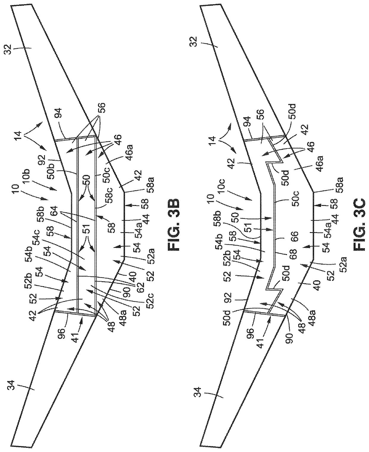 Center fuel tank assembly with partitioned center fuel tank for an aircraft and methods of sequencing fuel for the same