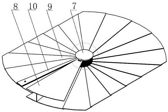 Vehicle-mounted sun shading, snow blocking and power storing device