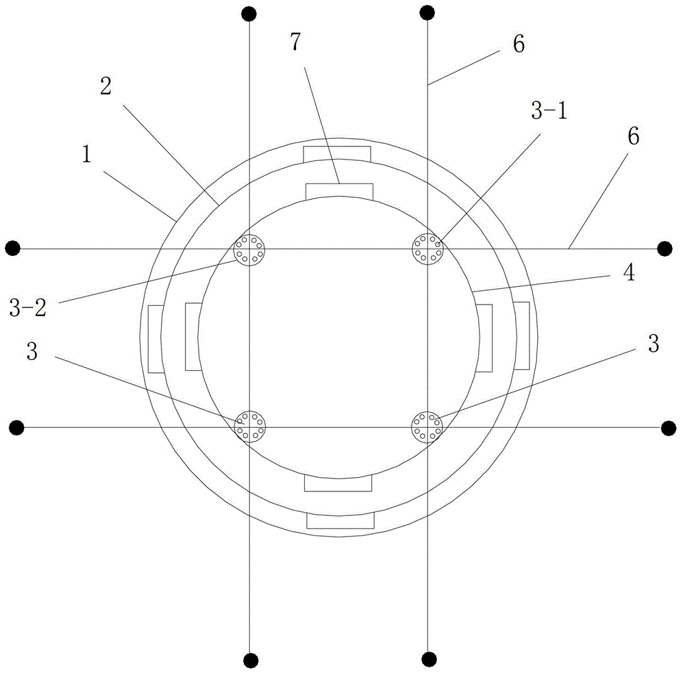 Construction structure and construction method of anchor pile for large-tonnage test pile