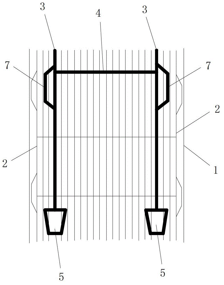 Construction structure and construction method of anchor pile for large-tonnage test pile