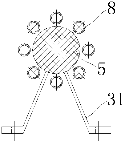 Experimental device and method for simulating wellbore annulus drilling fluid flow characteristics