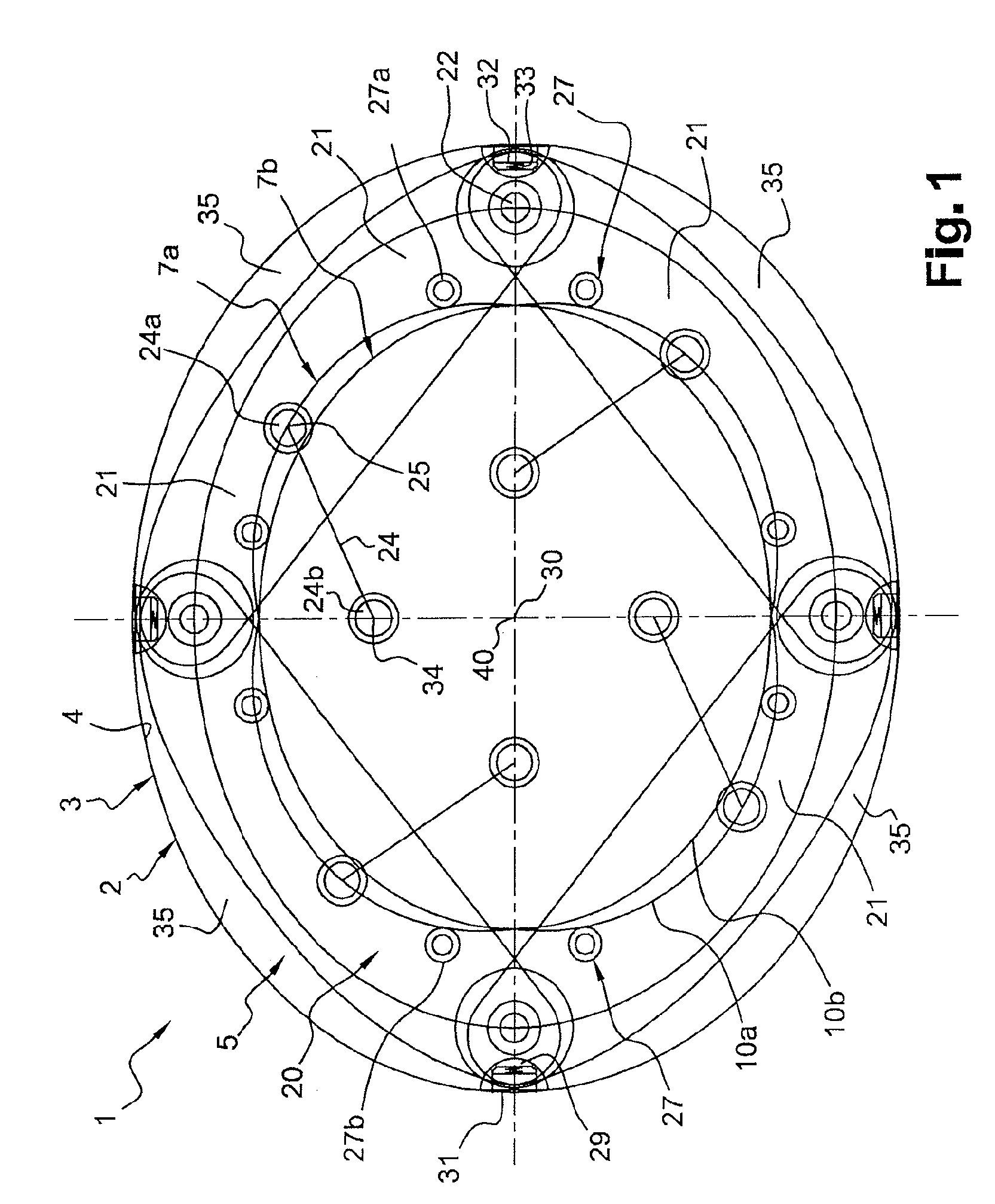 Engine having rotary pistons