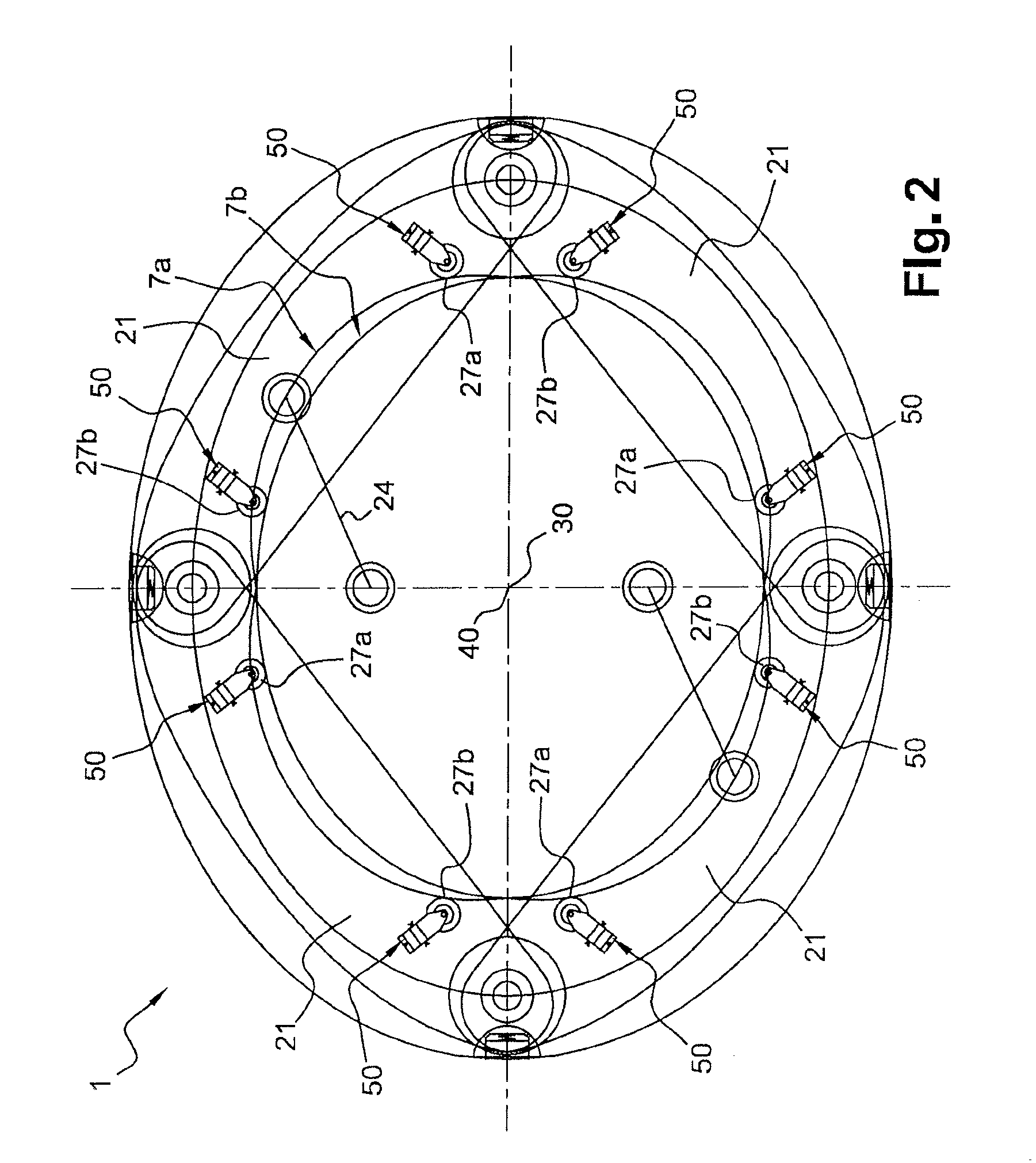 Engine having rotary pistons