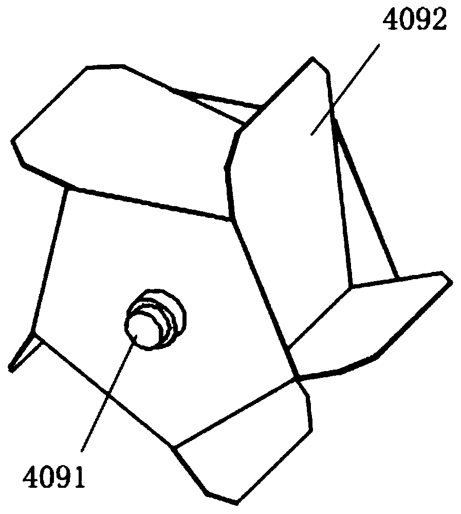 Material distribution device and method