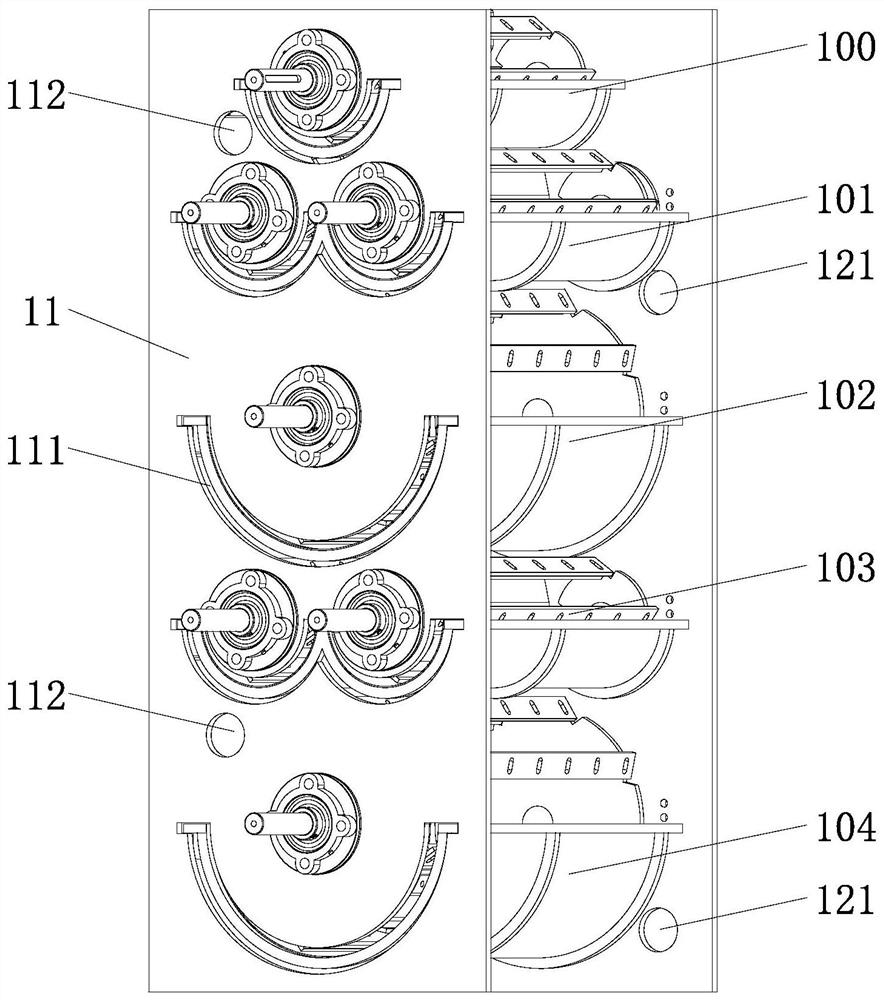 Multistage granulation equipment for ceramic pug