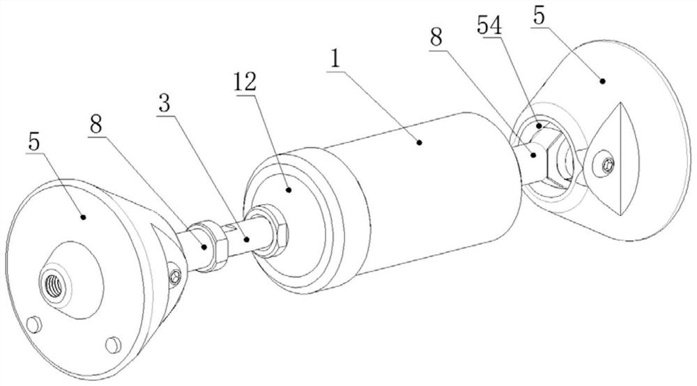 Connecting device suitable for light railway vehicle