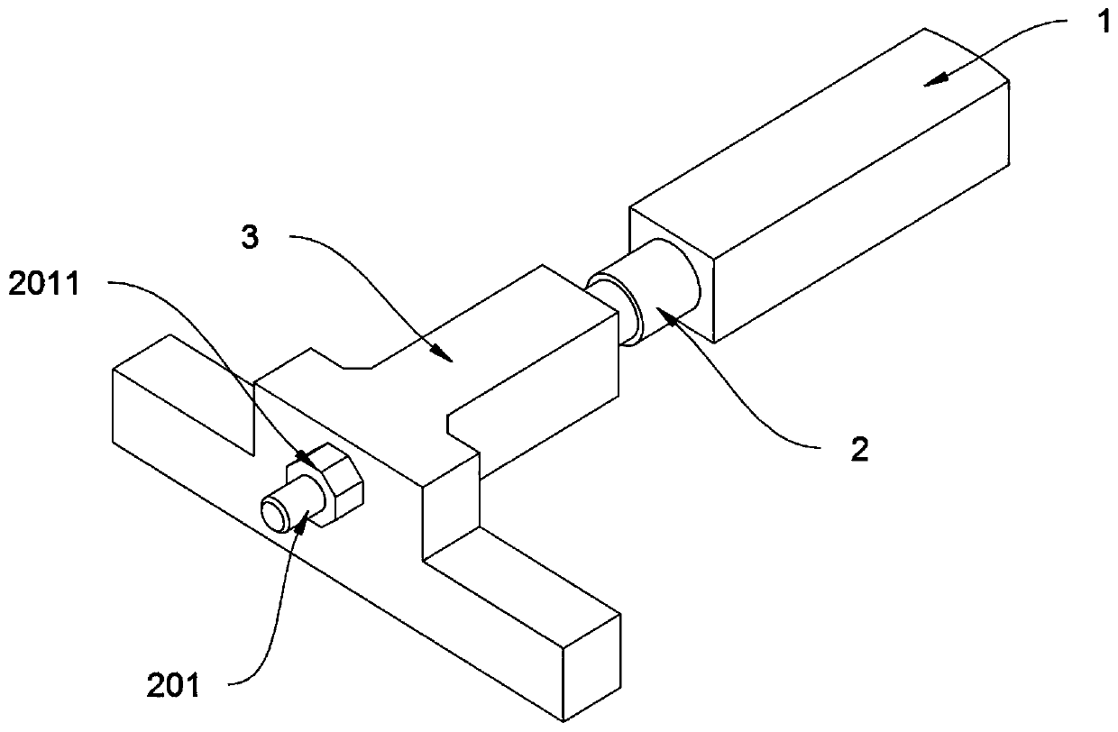 Adjustable special gauge for measuring space sizes of saddle baffles