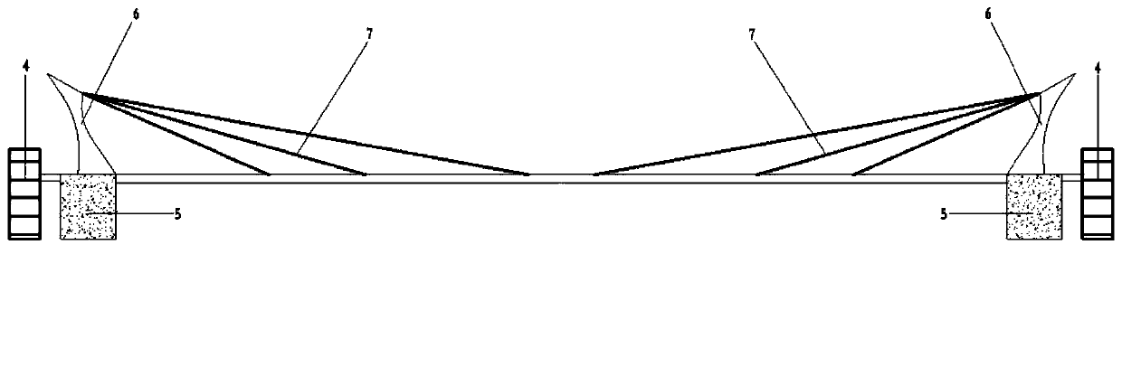 Anti-congestion pedestrian overpass