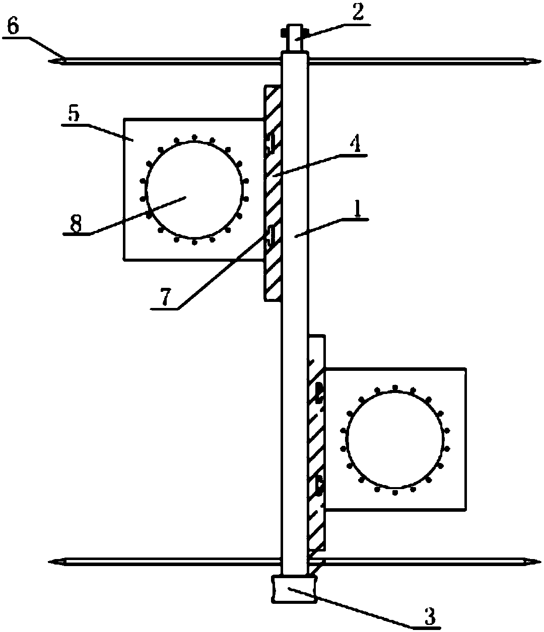 Portable and simple fish capturing fishing gear and installing method