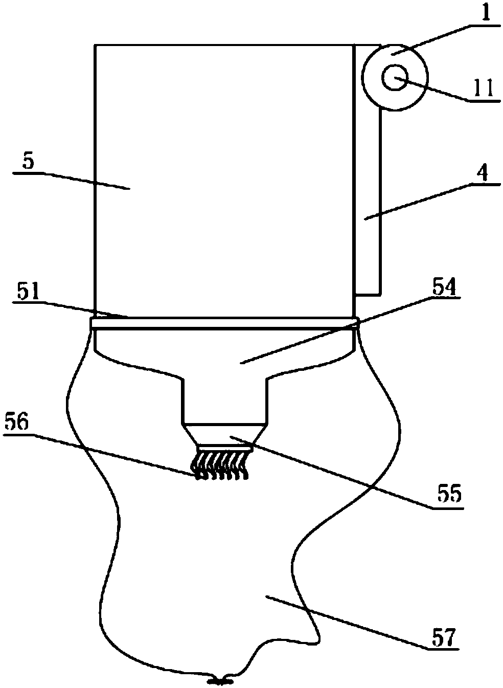 Portable and simple fish capturing fishing gear and installing method