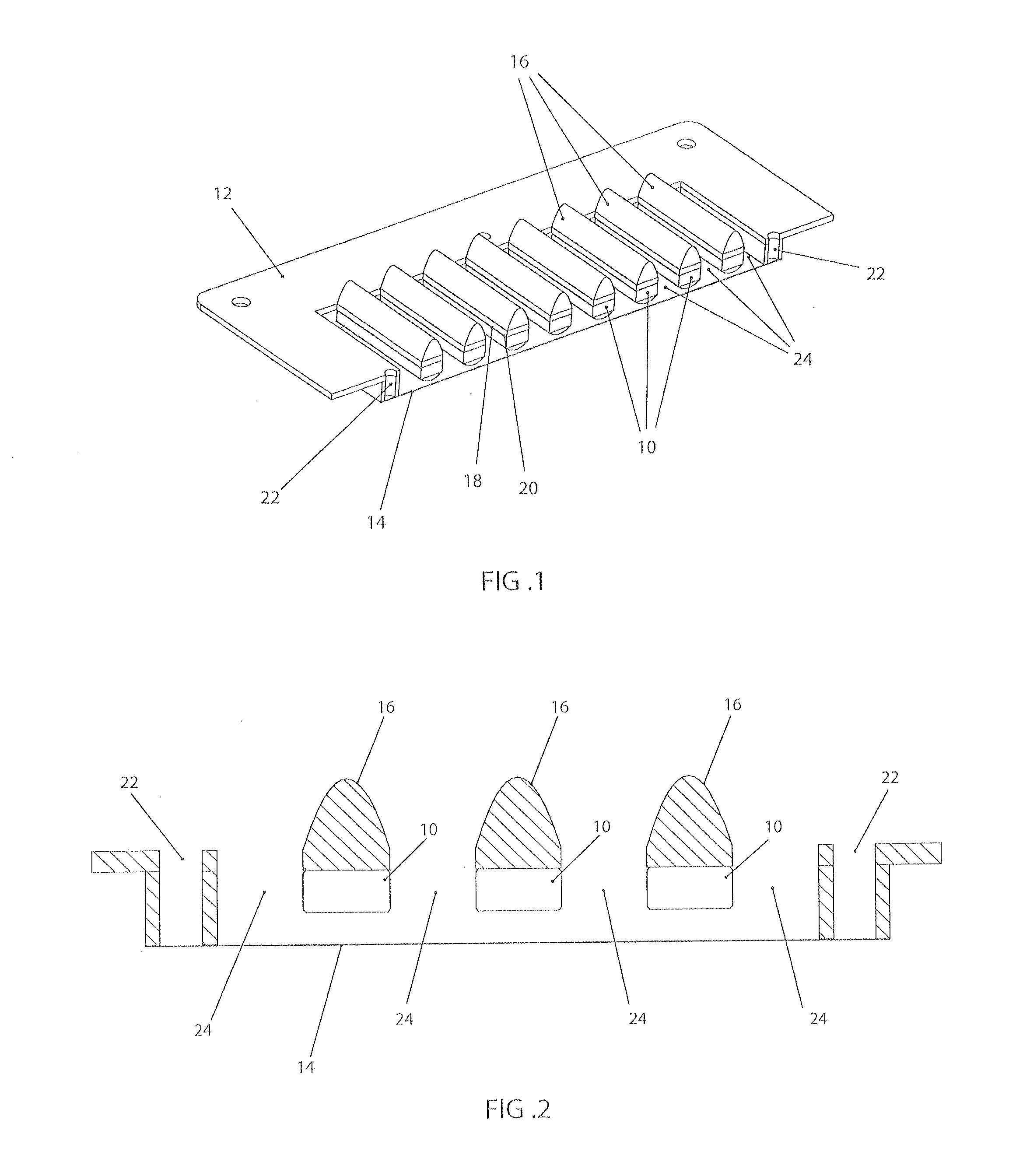 Anti-diffraction and phase correction structure for planar magnetic transducers