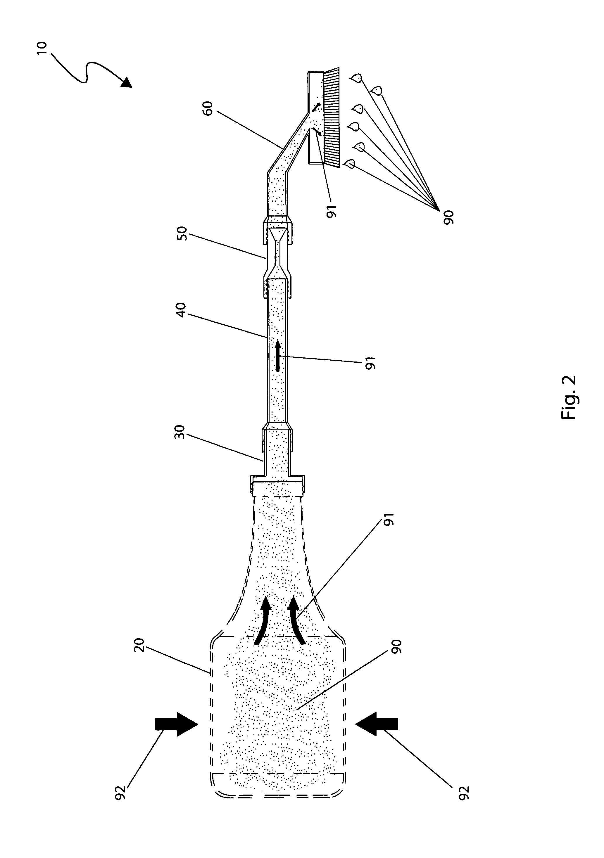 Attachable condiment applicators and kit therefor