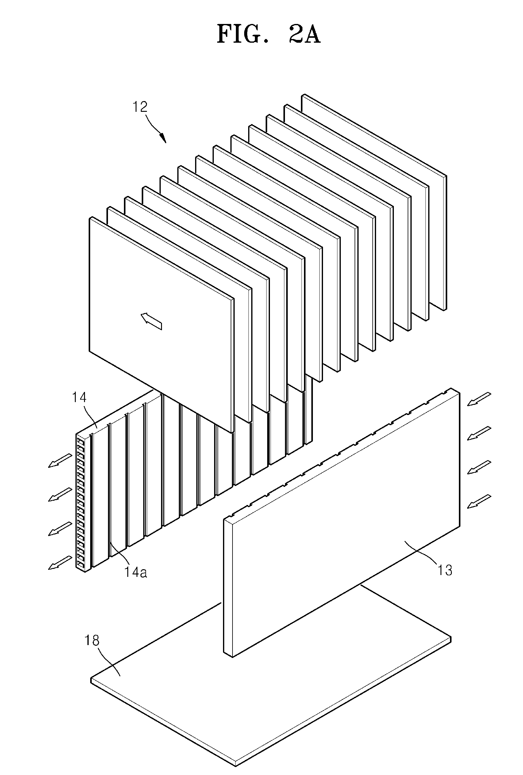 Secondary battery module having cooling conduit