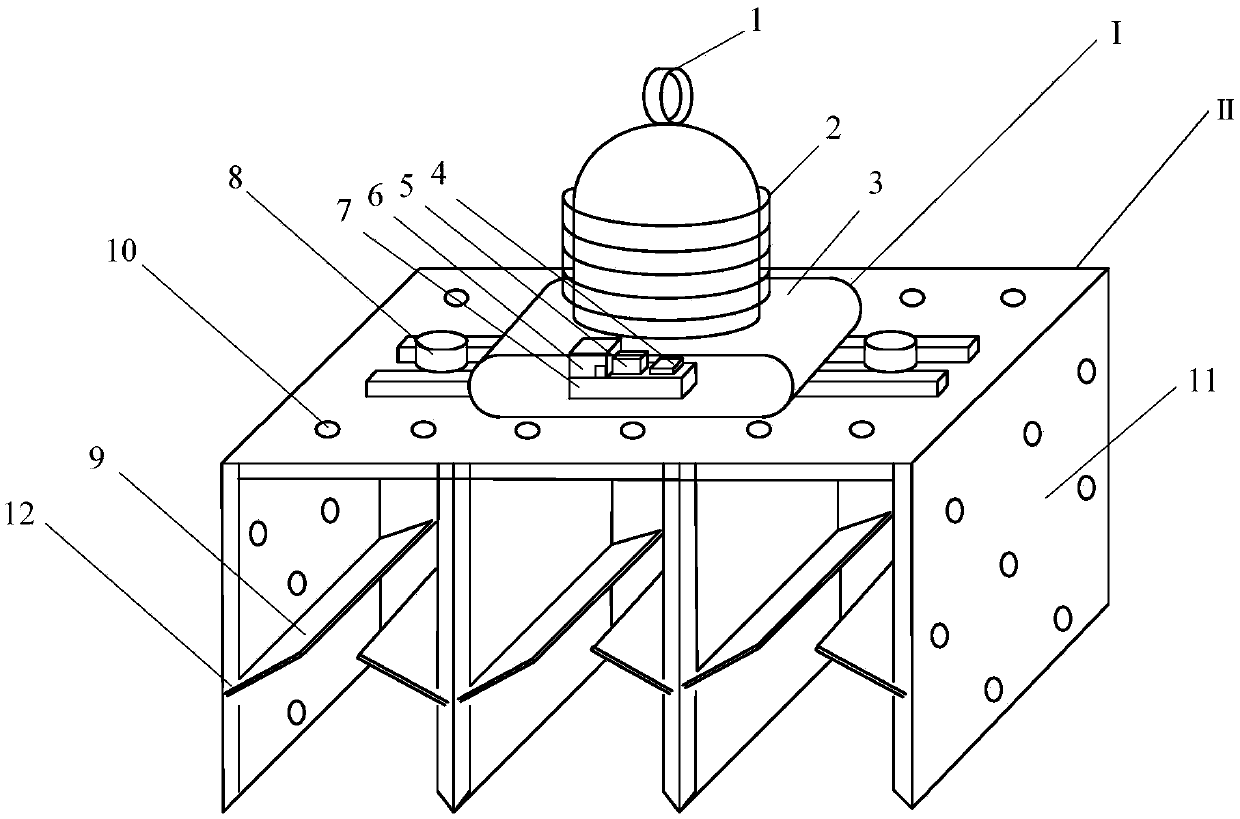 Deep sea shallow arenaceous sediment sampler and sampling method thereof