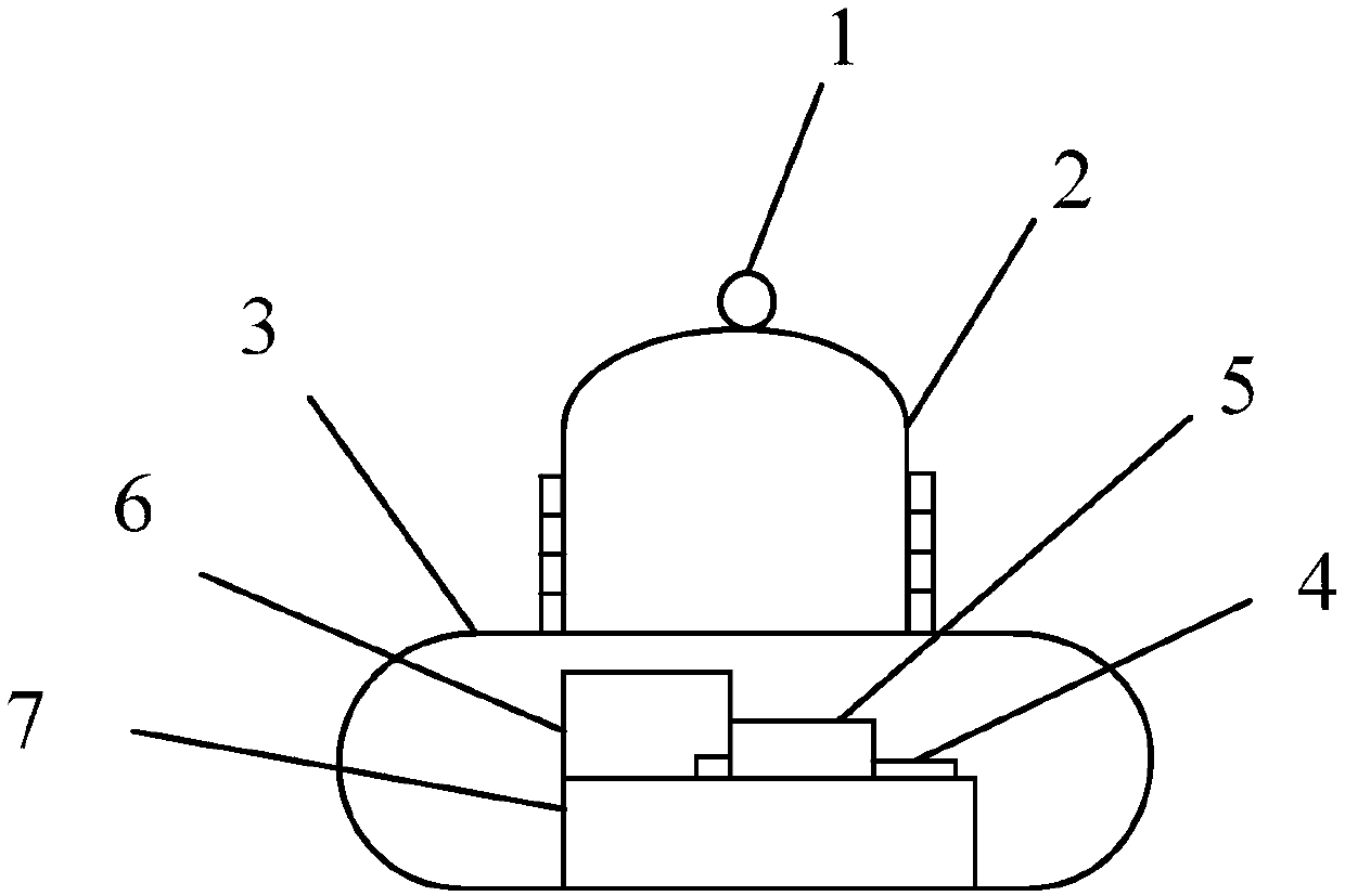 Deep sea shallow arenaceous sediment sampler and sampling method thereof