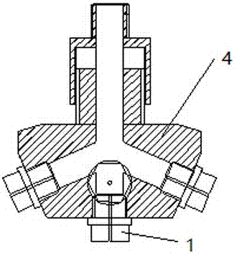 Medium/high-pressure fine water mist nozzle with wind resistance and wind resistance application method thereof