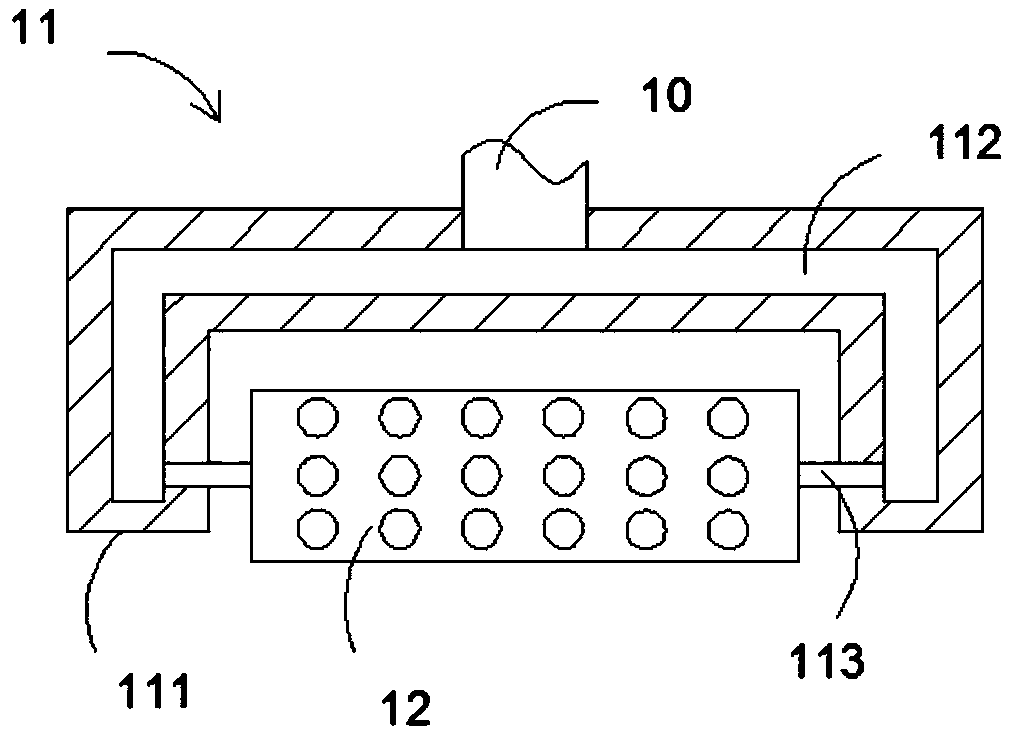 Dust collection device for textile workshop