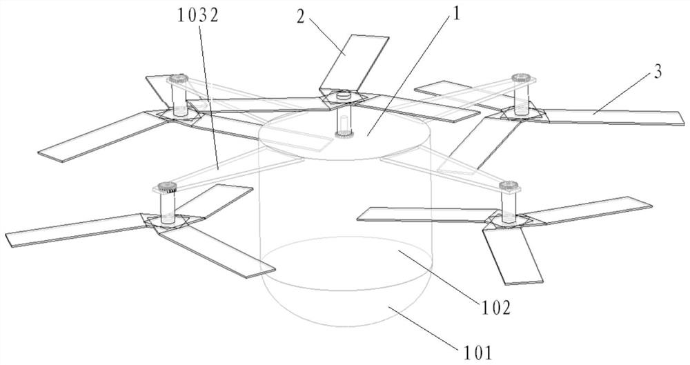 A semi-active rotor type reentry return device