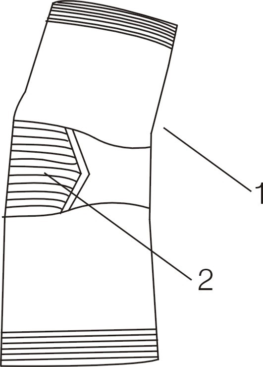 Self-heating drug moxibustion knee cover