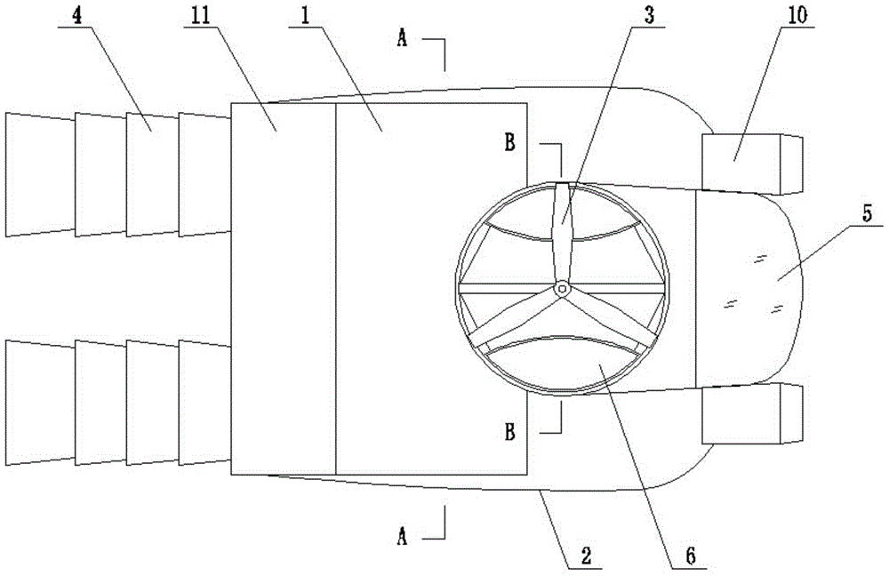 An air-feather airflow directional aircraft