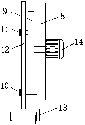 Heating device for hot-melting butt welding machine